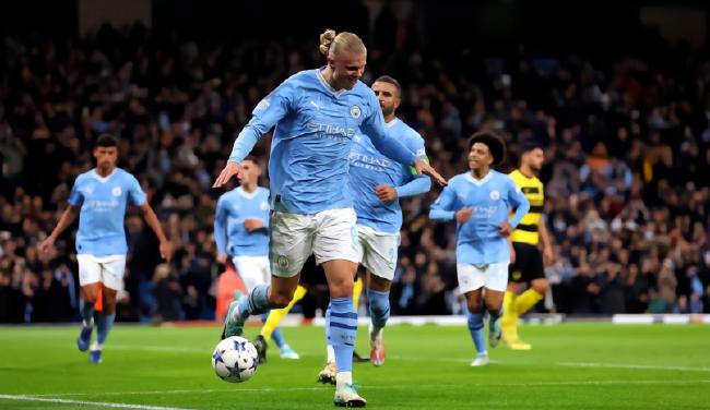  曼城三球完胜阿森纳，哈兰德双响锁定胜局  